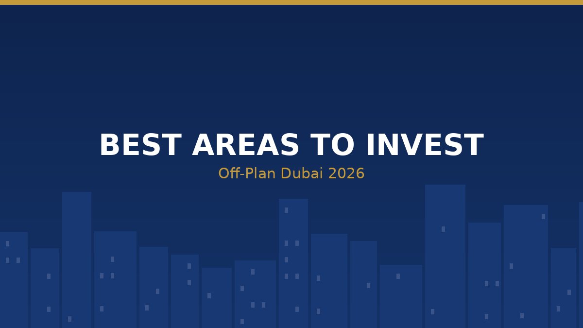 Best areas to buy off-plan in Dubai